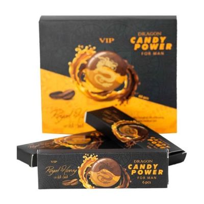 Viên kẹo ngậm nhân sâm cương và kéo dài nam Vip Dragon Power Candy chính hãng 60 Viên