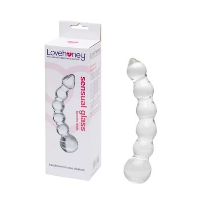 Đồ chơi hậu môn Lovehoney Beaded Sensual Glass đầy khoái cảm
