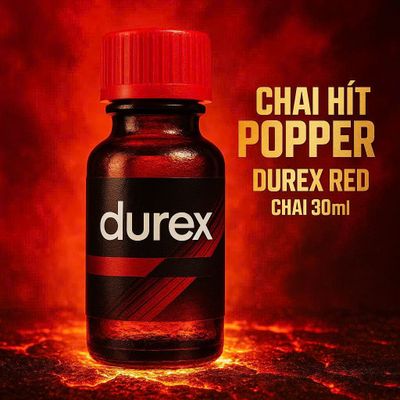 Chai hít tăng khoái cảm Popper DUREX RED Original - Chai 30ml