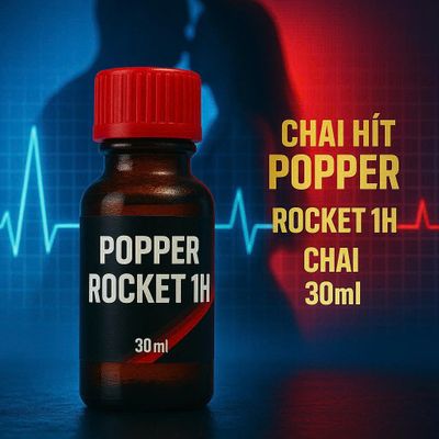 Chai hít tăng khoái cảm Popper Rocket 1H Original - Chai 30ml