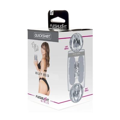 Âm đạo giả Fleshlight Quickshot Riley Reid trong suốt