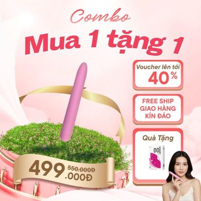 Que rung massage kích thích mini tặng kèm 1 hộp bao cao su sieu mỏng