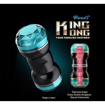 Âm đạo giả 2 đầu Rends King Kong âm đạo và hậu môn cao cấp