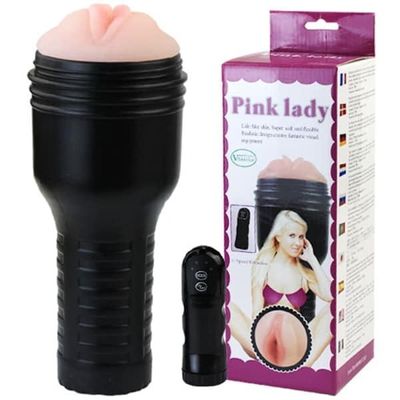 Âm đạo giả đèn pin Pink Lady 4 chế độ rung độc đáo êm ái