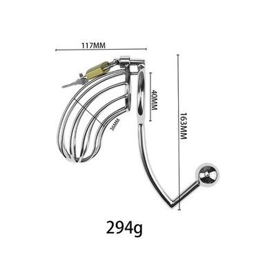 Khóa dương vật inox cao cấp không gỉ với 3 size khác nhau