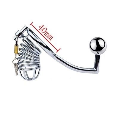  Khóa dương vật inox cao cấp 3 kích cỡ thiết kế dạng móc