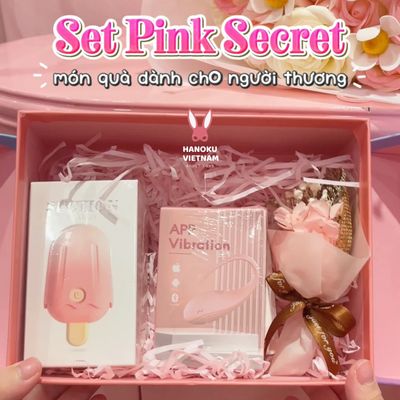 (Có video) Set hộp quà trứng rung ngụy trang yêu thương Pink Secret Ver 02