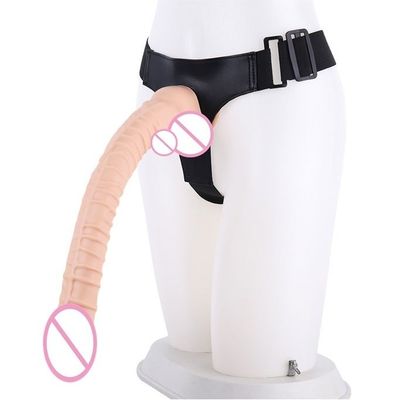 Dương vật giả có gân siêu dài 41cm silicon liền quần