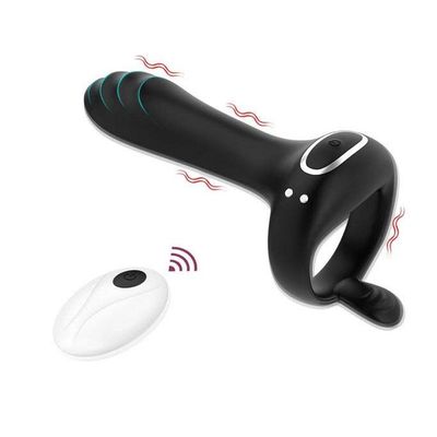 Vòng rung tình yêu có 9 tần số kèm dương vật silicon