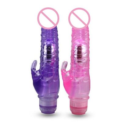 Dương vật giả tai thỏ chất liệu silicon mềm dài 22cm 393576