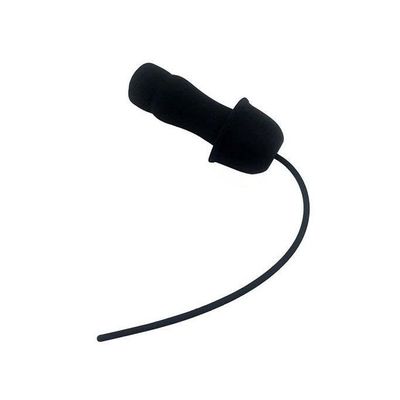 Sounding que rung niệu đạo silicon màu đen dài 34cm