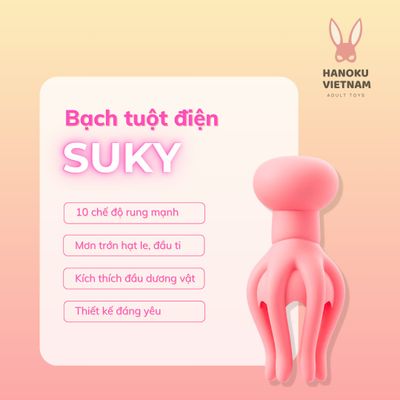 (Có video) Trứng rung ngụy trang Bạch tuột rung đa điểm Suky