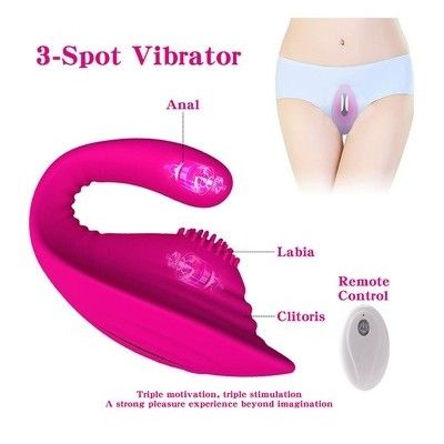 Quần lót rung silicon điều khiển từ xa có 10 tần số