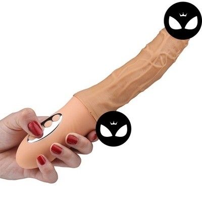 Dương vật giả thụt tự động sưởi ấm dài 26cm màu da