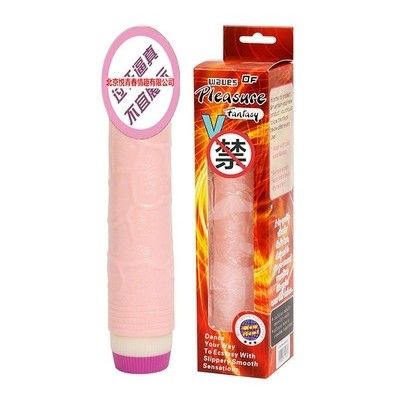 Dương vật giả silicon mềm dẻo rung ngoáy dài 21.5cm