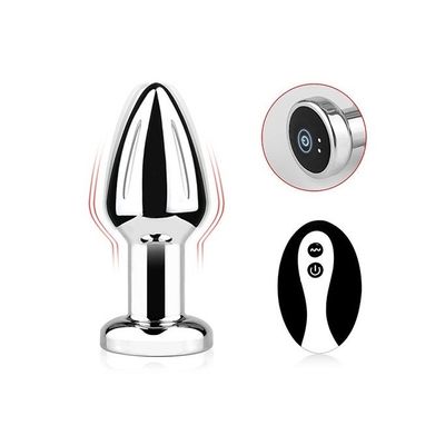 Butt plug phích cắm hậu môn inox có điều khiển từ xa