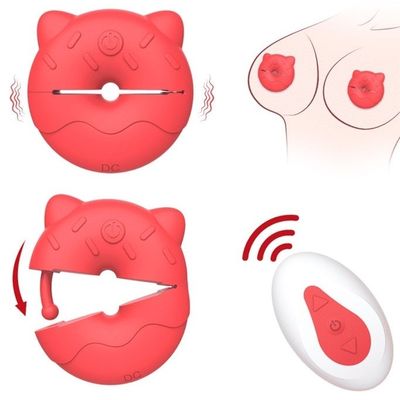 Máy rung kẹp núm vú silicon phạm vi điều khiển 10m sạc pin