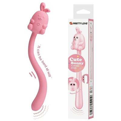 Máy rung tai thỏ với 7 chế độ có thể uốn cong dài 142mm