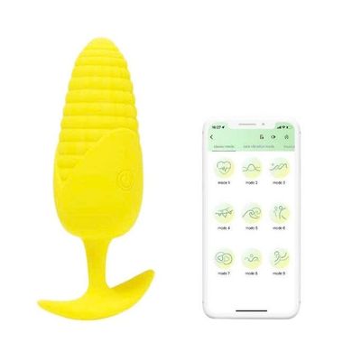 Butt plugs hình bắp ngô điều khiển từ xa dài 10.5cm