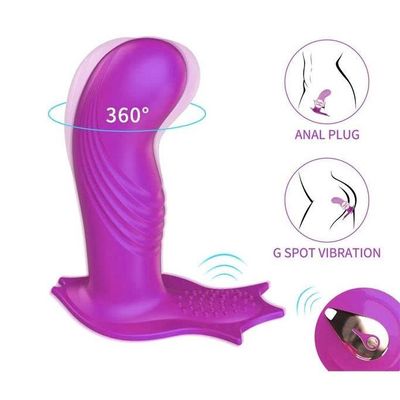 Máy rung đầu dương vật có 10 tần số silicon xoay 360 độ