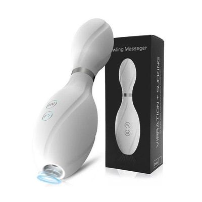 Máy rung âm đạo hình bowling với 10 chế độ bú dài 15.4cm