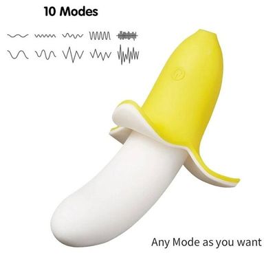 Máy rung âm vật ngụy trang quả chuối có 10 tốc độ