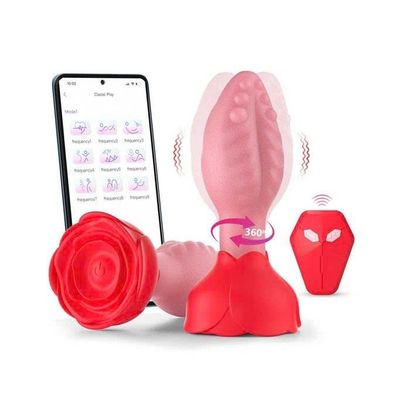 Máy rung hậu môn silicon điều khiển từ xa dài 11.1cm