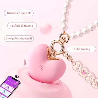 (có video) Trứng rung ngụy trang hình trái tim Love Heartbeat 