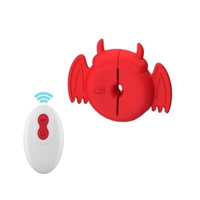 Máy rung núm vú hình cánh rơi điều khiển từ xa sạc điện