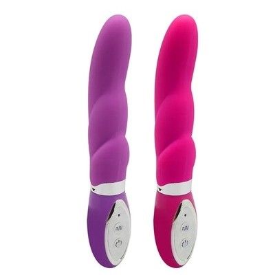 Máy rung đầu dương vật có 10 chế độ bằng silicon dài 18.6cm