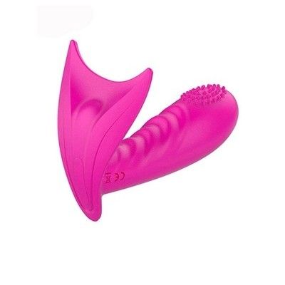 Dương vật giả có gai rung điểm G dài 105mm màu hồng