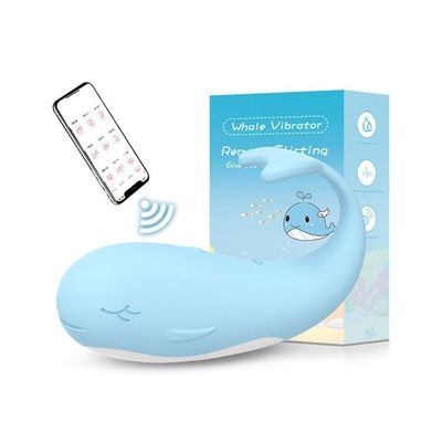 Trứng rung cá voi silicon điều khiển qua APP có 10 chế độ