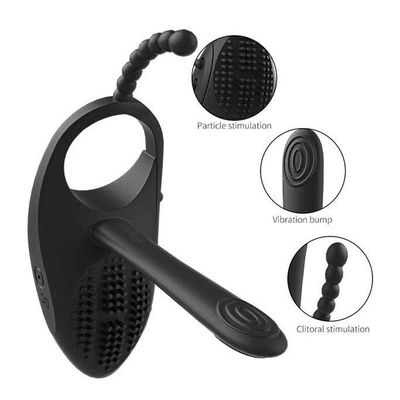 Máy rung hậu môn mix vòng rung đeo dương vật điều khiển xa