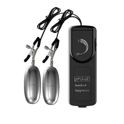 Trứng rung điều khiển có dây nối kẹp ti silicon dài 107mm 391790