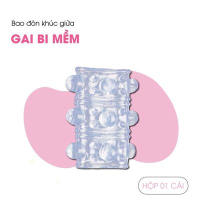 Đôn Dên Khúc Giữa Tăng Kích Thước Gai Bi Silicone