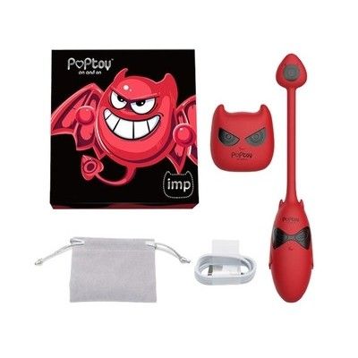 Trứng rung không dây điều khiển từ xa màu đỏ có 10 chế độ