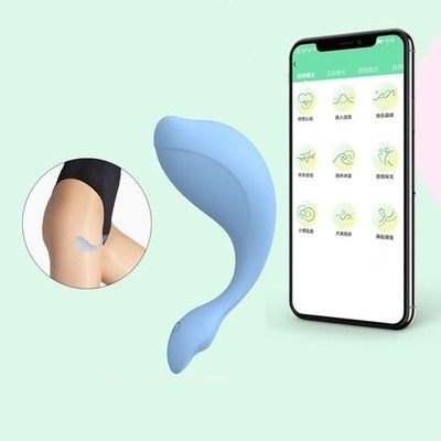 Trứng rung con cá voi silicon điều khiển không giới hạn