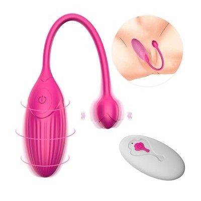 Trứng rung silicon dài 180mm điều khiển từ xa chống nước