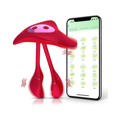 Trứng rung 2 nhánh có 9 chế độ điều khiển qua APP dài 14cm