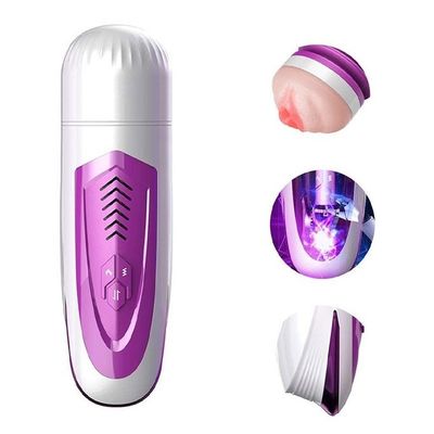 Cốc âm đạo silicon tỏa nhiệt rung thục tự động dài 29cm