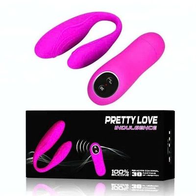 Trứng rung silicon 30 tần số 2 đầu Pretty Love dài 95mm