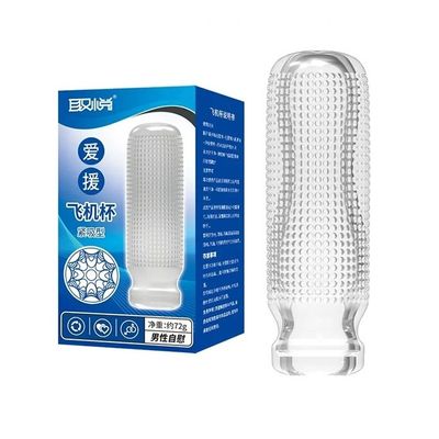 Cốc âm đạo trong suốt silicon hút chặt dài 130mm