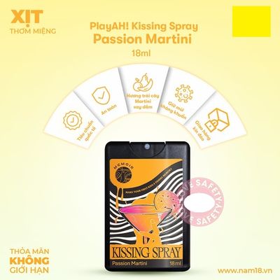 Xịt Thơm Miệng Cấp Tốc Quan Hệ Miệng PlayAh Hương Chanh Dây Martini