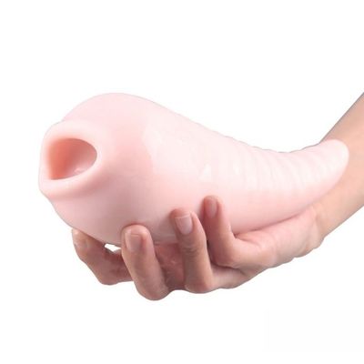 Cốc âm đạo silicon mềm ngụy trang con cá hồng dài 17cm