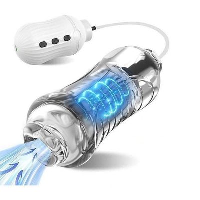 Máy thủ bú cu tự động trong suốt rung 7 tần số