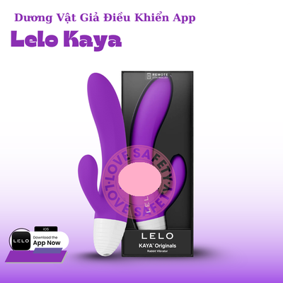 Dương Vật Giả Rung Mạnh Có Nhánh Lelo Kaya Điều Khiển App