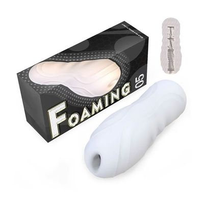 Cốc âm đạo giả có hạt nổi trong silicon mềm dẻo nhiều màu sắc