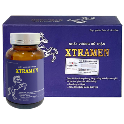 Viên uống bổ thận tráng dương tăng cường sinh lý Xtramen 30 Viên