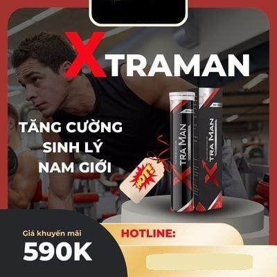 Viên uống bổ thận tráng dương tăng cường sinh lý Xtraman 20 Viên