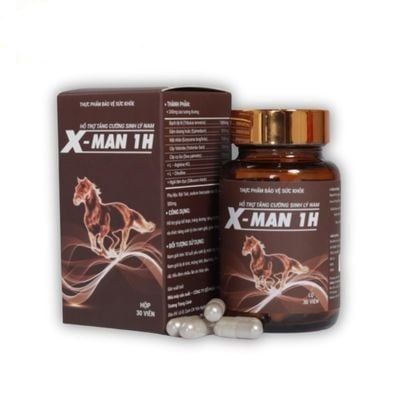 Viên uống bổ thận tráng dương tăng cường sinh lý X-MAN 30 Viên